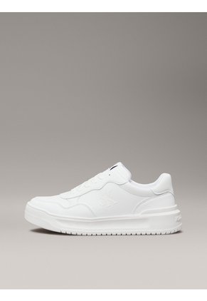 Tenis Blanco Low Cut Con Cordones Para Niñas Calvin Klein