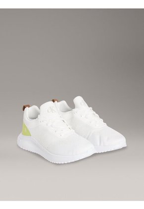 Tenis Blanco Eva Runner De Malla Calvin Klein