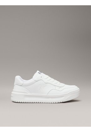 Tenis Blanco Low Cut Con Cordones Para Niñas Calvin Klein
