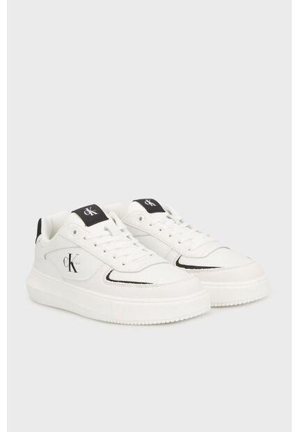 Tenis Blanco Chuncky Con Suela Gruesa Calvin Klein