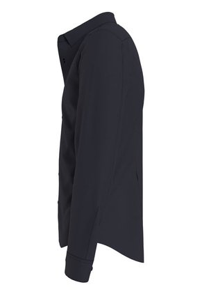 Camisa Azul Oscuro Slim De Algodón Elástico Para Hombre Calvin Klein