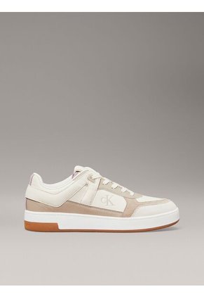 Tenis Multicolor Basket De Cuero Calvin Klein