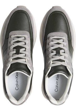 Tenis Multicolor De Running De Cuero Calvin Klein