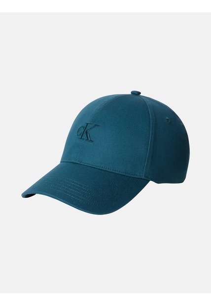 Gorra Verde Con Monograma Bordado Calvin Klein