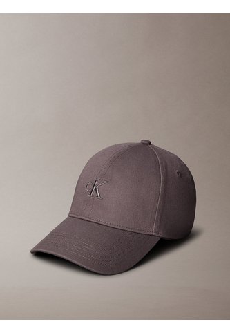 Gorra Gris Con Monograma Bordado Calvin Klein Calvin Klein