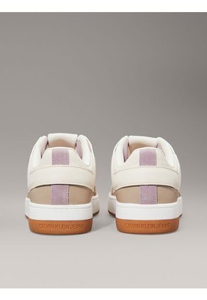 Tenis Multicolor Basket De Cuero Calvin Klein