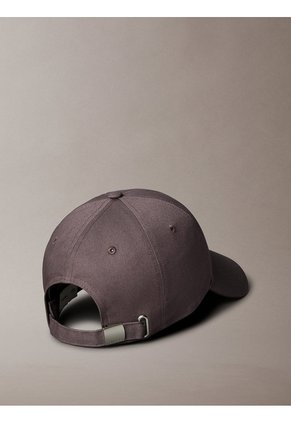 Gorra Gris Con Monograma Bordado Calvin Klein