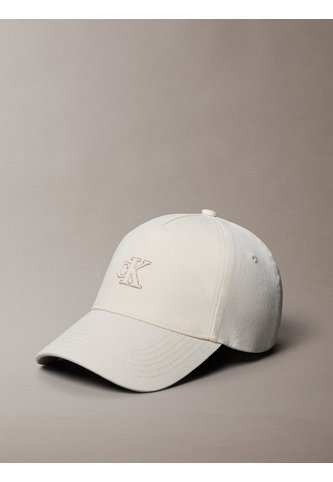Gorra Blanca Con Bordado Monograma Calvin Klein Calvin Klein