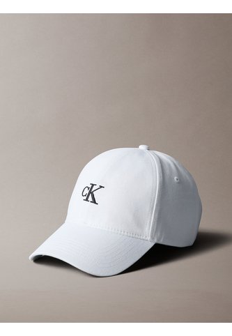 Gorra Blanca Con Monograma Bordado Calvin Klein Calvin Klein