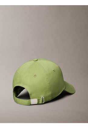 Gorra Verde Con Bordado Monograma Calvin Klein