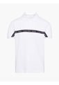 Polo Con Cinta Con El Logo Blanco Hombre Blanco Calvin Klein de Calvin Klein