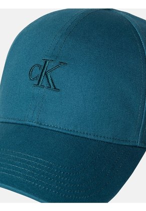 Gorra Verde Con Monograma Bordado Calvin Klein