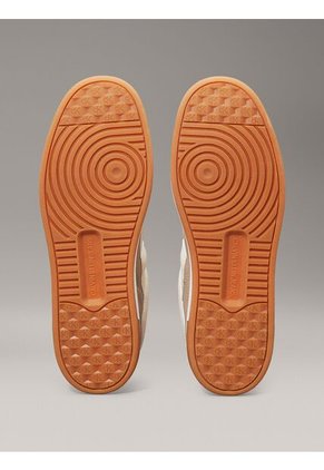 Tenis Multicolor Basket De Cuero Calvin Klein