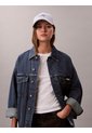 Gorra Azul De Algodón Con Monograma Bordado Calvin Klein de Calvin Klein