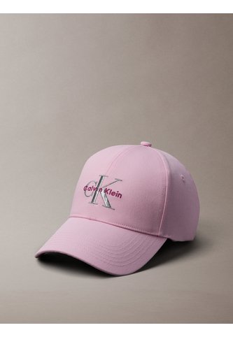 Gorra Rosa De Algodón Con Monograma Bordado Calvin Klein Calvin Klein