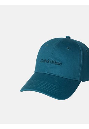 Gorra Verde Con Logotipo Bordado Calvin Klein