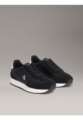 Tenis Multicolor Runner De Cuero Calvin Klein