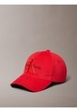 Gorra Roja De Béisbol Con Logo Monograma A Capas Calvin Klein de Calvin Klein