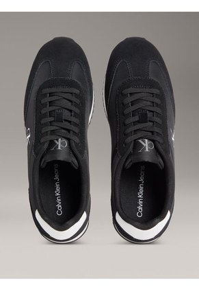 Tenis Multicolor Runner De Cuero Calvin Klein