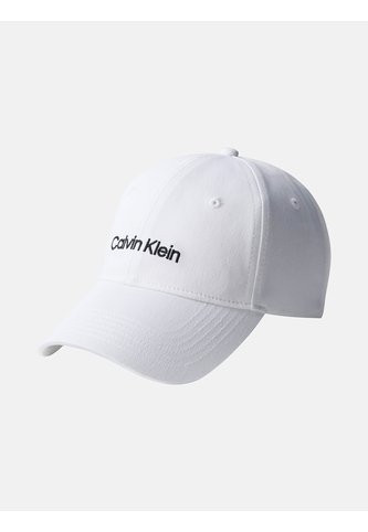 Gorra Blanca De Béisbol Con Logo Bordado Calvin Klein Calvin Klein