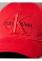 Gorra Roja De Béisbol Con Logo Monograma A Capas Calvin Klein de Calvin Klein