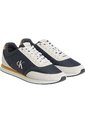 Tenis Multicolor Retro Runner Con Mix De Texturas Calvin Klein de Calvin Klein