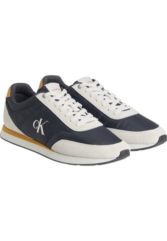 Tenis Multicolor Retro Runner Con Mix De Texturas Calvin Klein Calvin Klein