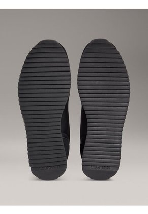 Tenis Multicolor Runner De Cuero Calvin Klein