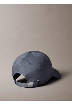 Gorra Gris Con Parche De Goma De Monologo Calvin Klein