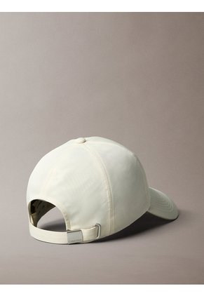 Gorra Beige Con Bordado Monograma Calvin Klein