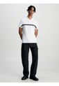 Polo Con Cinta Con El Logo Blanco Hombre Blanco Calvin Klein de Calvin Klein