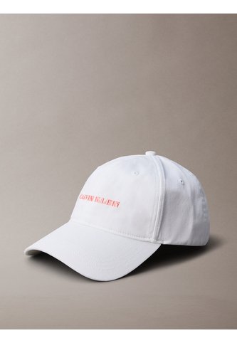 Gorra Blanca Con Gráfico Tejido De Logo Calvin Klein Calvin Klein