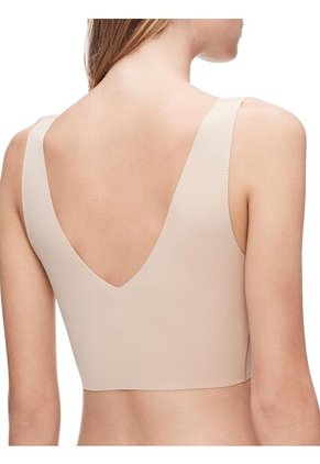 Bralette Beige Lined Invisible Calvin Klein
