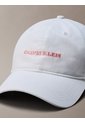 Gorra Blanca Con Gráfico Tejido De Logo Calvin Klein de Calvin Klein