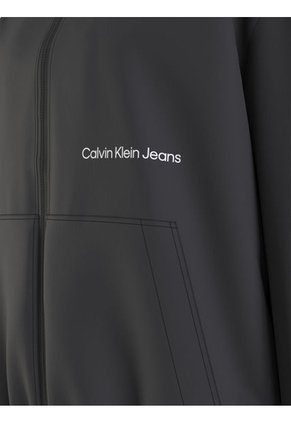 Chaqueta Negra Con Cierre Para Hombre Calvin Klein