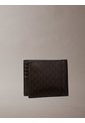 Billetera Gris Plegada Con Logo Monograma Con Monedero Calvin Klein de Calvin Klein