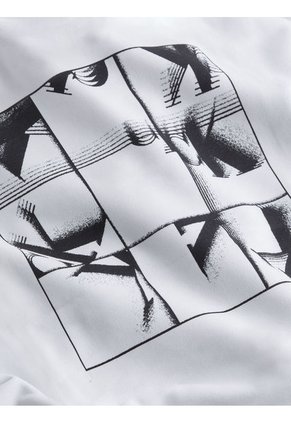 Camiseta Blanca Manga Larga Con Monograma Calvin Klein