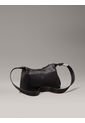 Bolso Negro Cruzado Con Mini Logo Grabado Calvin Klein de Calvin Klein