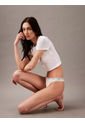 Pantie Beige Tipo Tanga - Modern Logo Calvin Klein de Calvin Klein