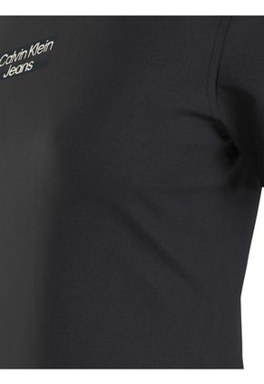 Camiseta Con Logo Negro Mujer Negro Calvin Klein
