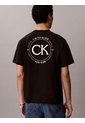 Camiseta Negra Con Estampado Gráfico Calvin Klein de Calvin Klein
