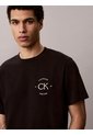 Camiseta Negra Con Estampado Gráfico Calvin Klein de Calvin Klein