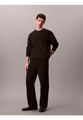 Saco Negro Con Gráfico De Logo Calvin Klein