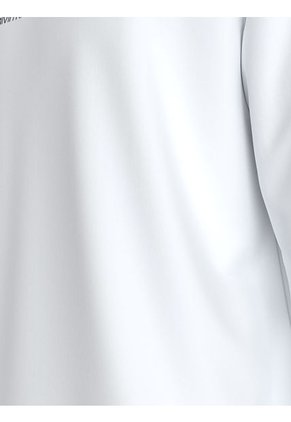 Camiseta Blanca Manga Larga Con Monograma Calvin Klein