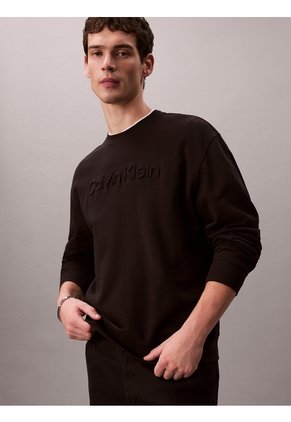 Saco Negro Con Gráfico De Logo Calvin Klein