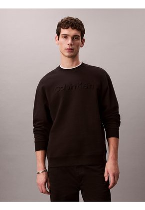 Saco Negro Con Gráfico De Logo Calvin Klein