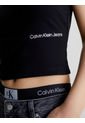 Top Negro De Punto Milano Con Hombro Descubierto Calvin Klein de Calvin Klein