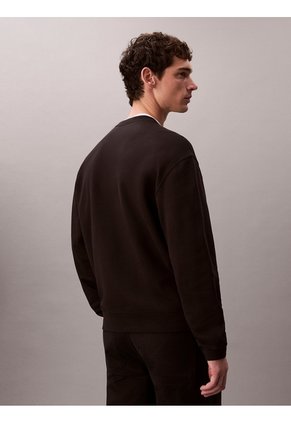 Saco Negro Con Gráfico De Logo Calvin Klein