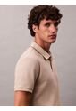 Polo Blanco De Manga Corta En Tejido Piqué Calvin Klein de Calvin Klein