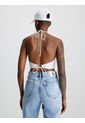 Top Blanco Con Tiras Para Mujer Calvin Klein de Calvin Klein